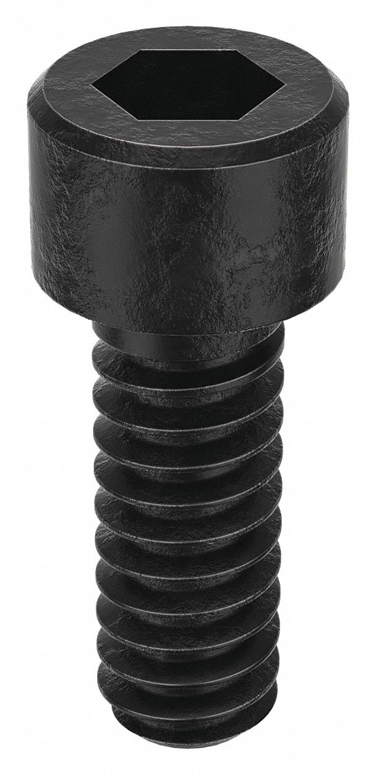 Socket Head Cap Screw: #4-40 Thread Size, 5/16 in Lg, Std, Black Oxide, Alloy Steel, 100 PK