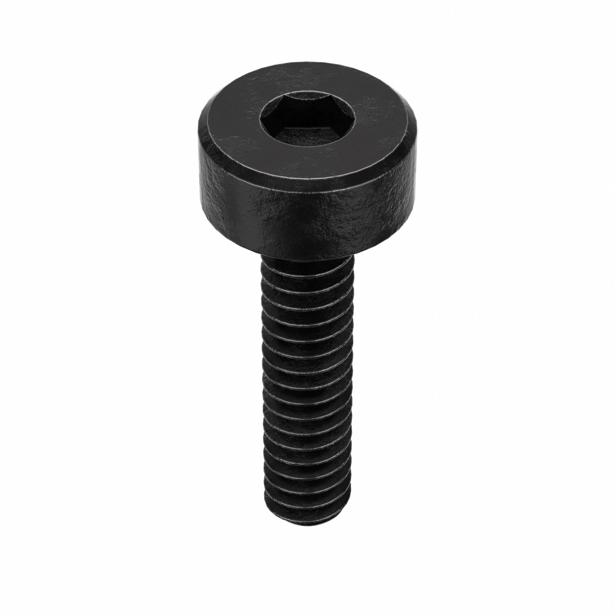 Socket Head Cap Screw: #4-40 Thread Size, 1/2 in Lg, Std, Black Oxide, Alloy Steel, 100 PK