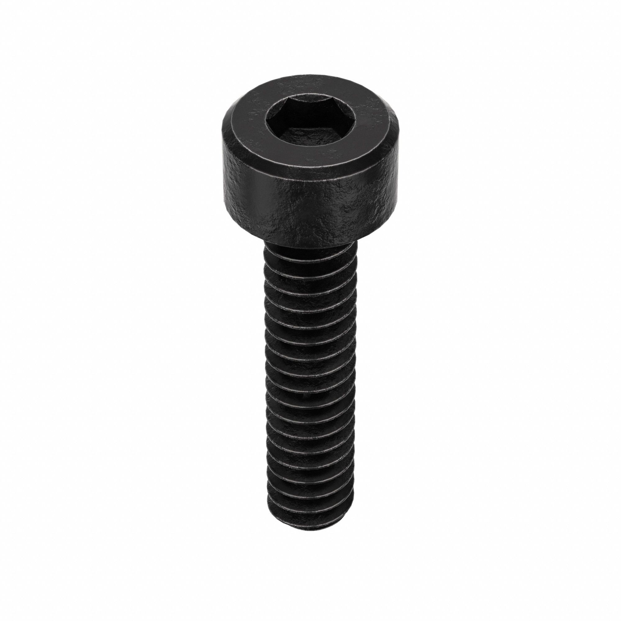Socket Head Cap Screw: #6-32 Thread Size, 5/8 in Lg, Std, Black Oxide, Alloy Steel, 100 PK