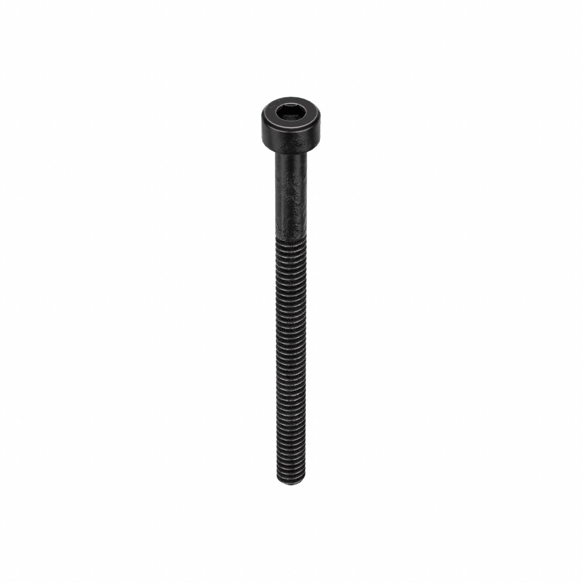 Socket Head Cap Screw: #6-32 Thread Size, 2 in Lg, Std, Black Oxide, Alloy Steel, 100 PK