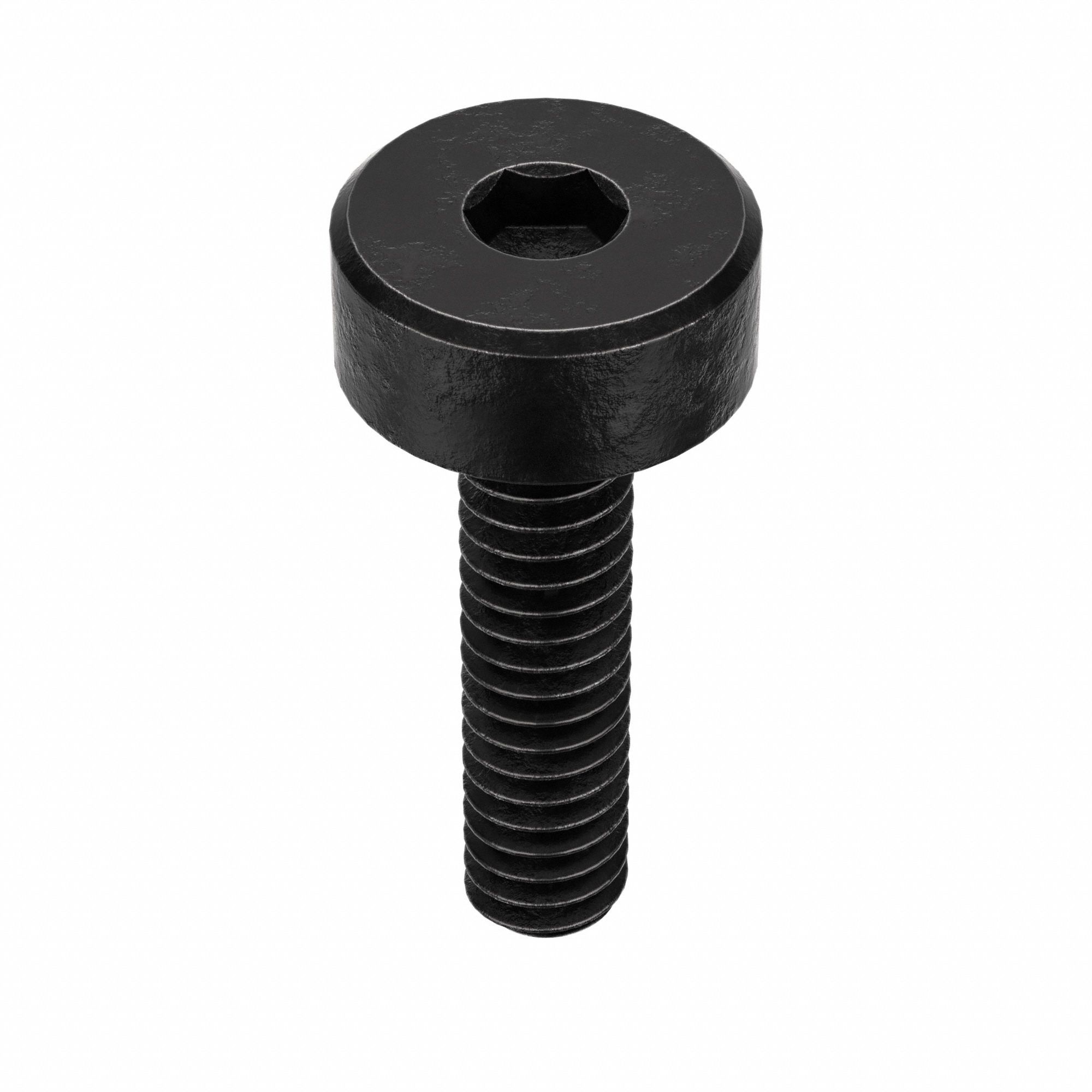 Socket Head Cap Screw: #0-80 Thread Size, 1/4 in Lg, Std, Black Oxide, Alloy Steel, 100 PK
