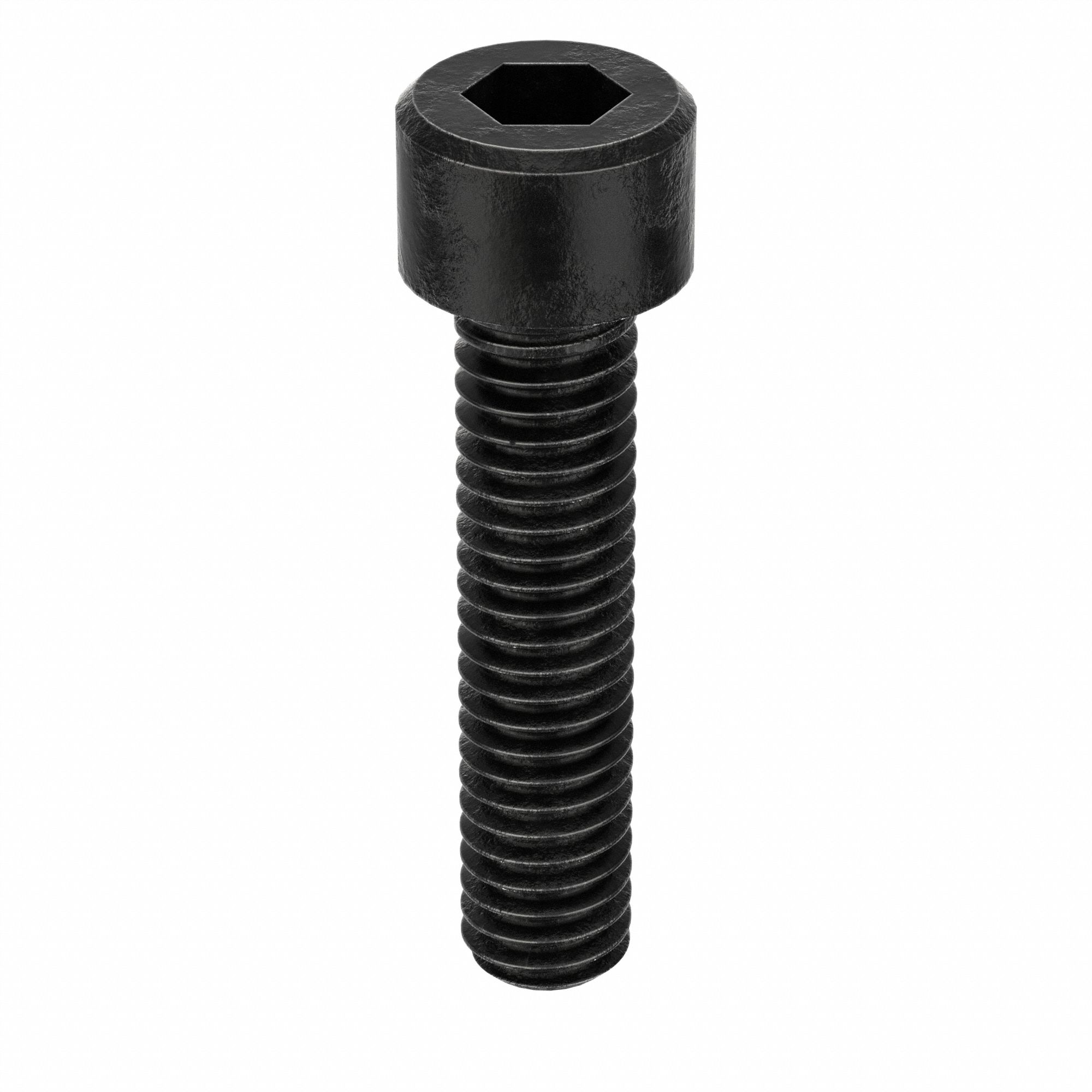 Socket Head Cap Screw: #6-40 Thread Size, 5/8 in Lg, Std, Black Oxide, Alloy Steel, 100 PK