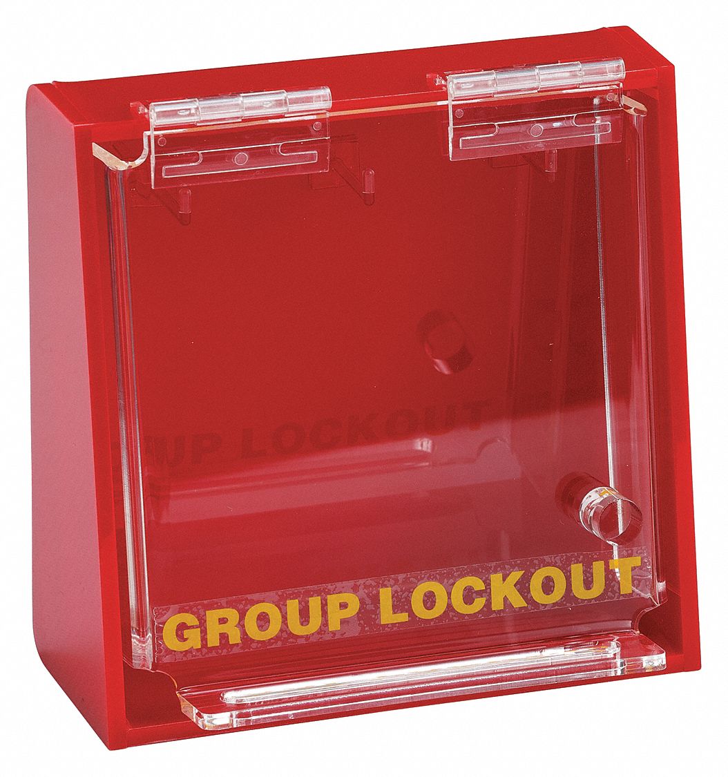 5TB20 - Group Lockout Box 10 Locks Max Red