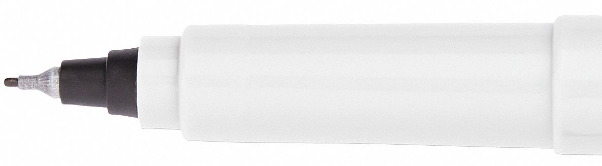 Permanent Marker: Black, (12) Black, Capped, Ultra Fine, Single Tips, Std, 12 PK