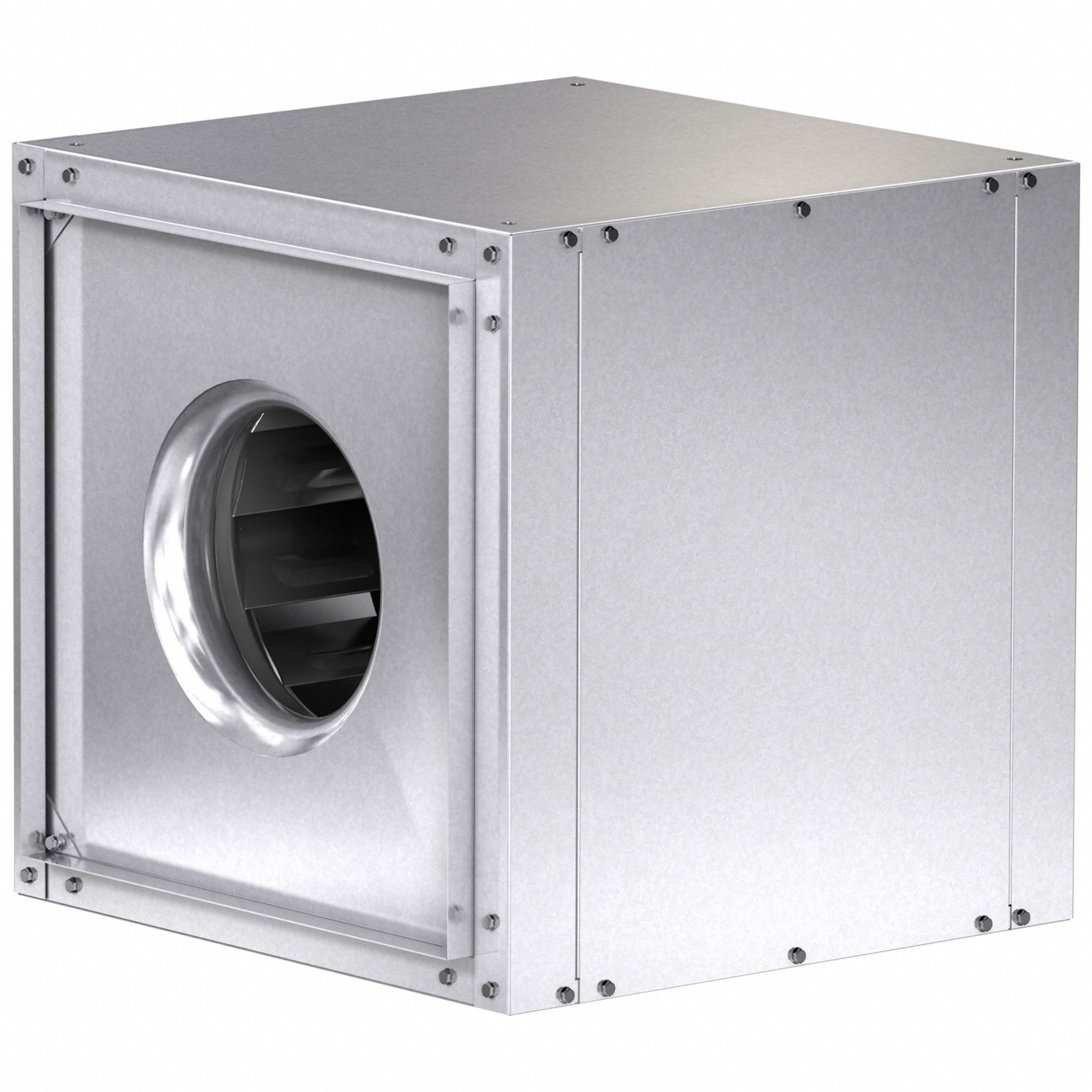 In-Line Duct Blower: 13 1/8 in Wheel, Belt Drive, Includes Drive Pack, 1, 094 cfm @ 0.250 in SP, 1 Ph