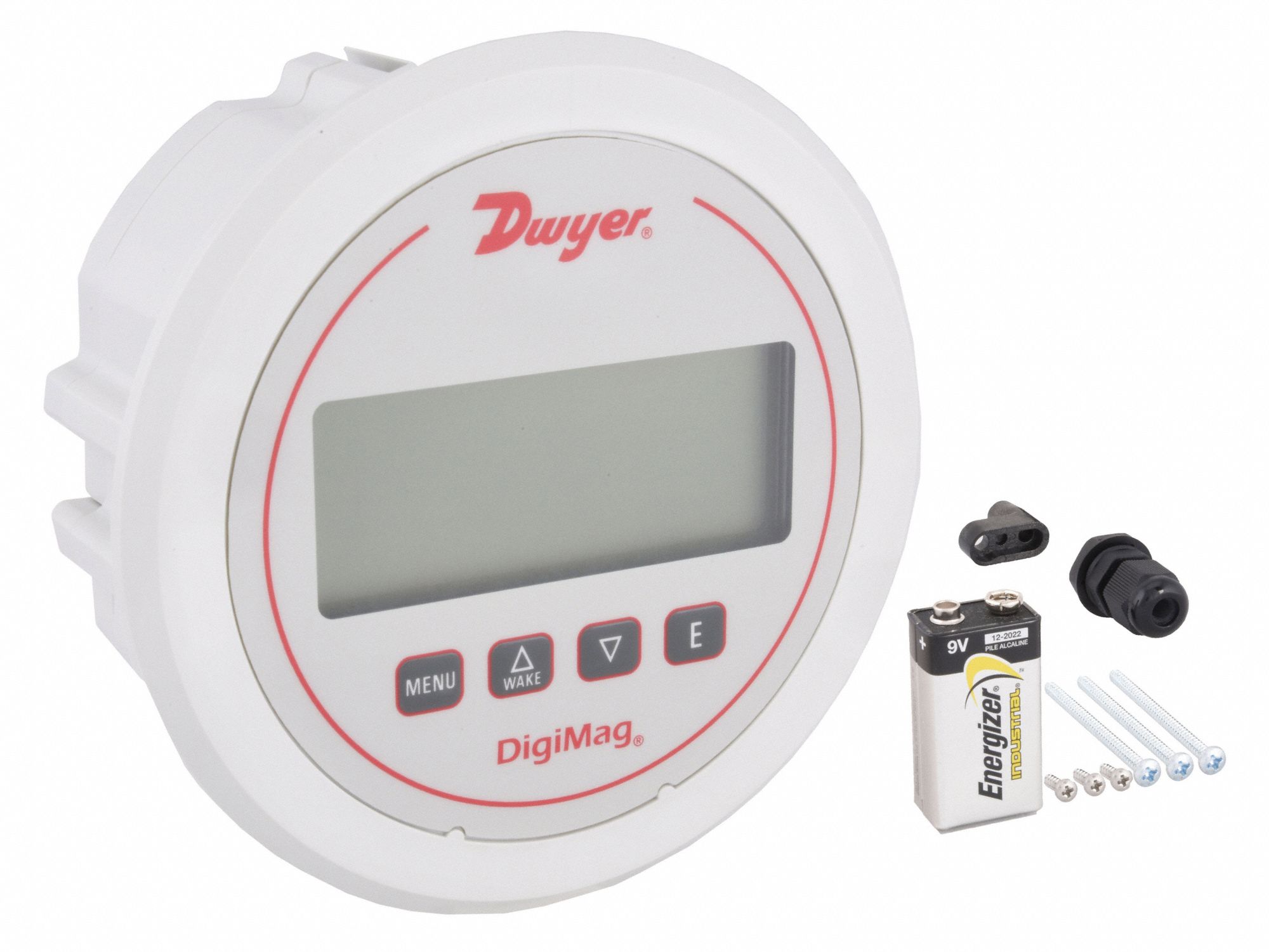 DWYER INSTRUMENTS 1/8 in Smooth Barb Digital Differential Pressure
