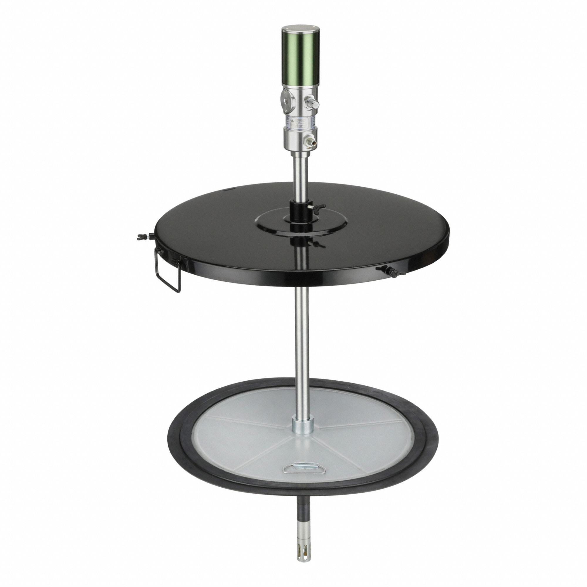 Air Drum Pump: 50:1, 176°F Max. Fluid Temp.