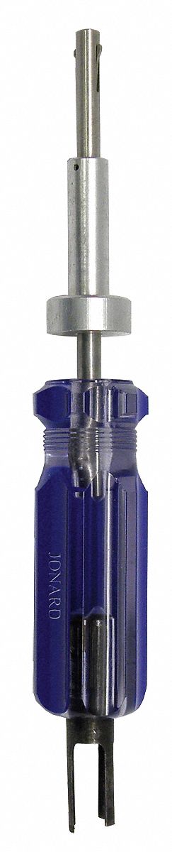 TERMINATOR TOOL W/PRONGS, BLUE HANDLE, 9 IN L, 0.249 LB WEIGHT
