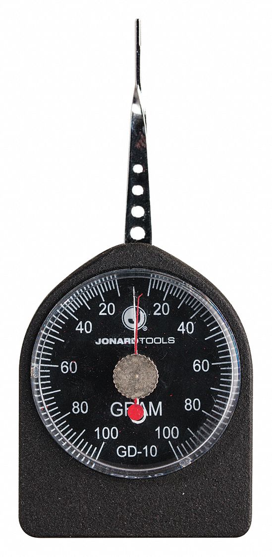 DYNAMOMETER GAUGE,DIAL,10-100G