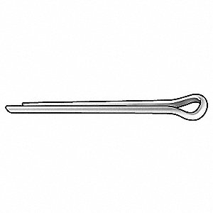 COTTER PIN,18-8,1/4X2 IN L,PK 25