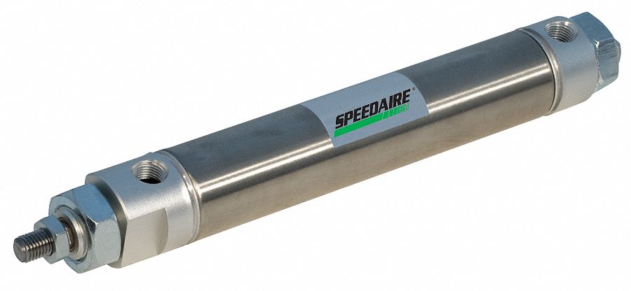 SPEEDAIRE 1A430 1-1/8" Bore Double Acting Air Cylinder 2" Stroke Pnuematic 
