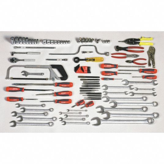PROTO, 98 Total Pcs, Metric/SAE, Facility Maintenance Tool Set - 5TH98 ...