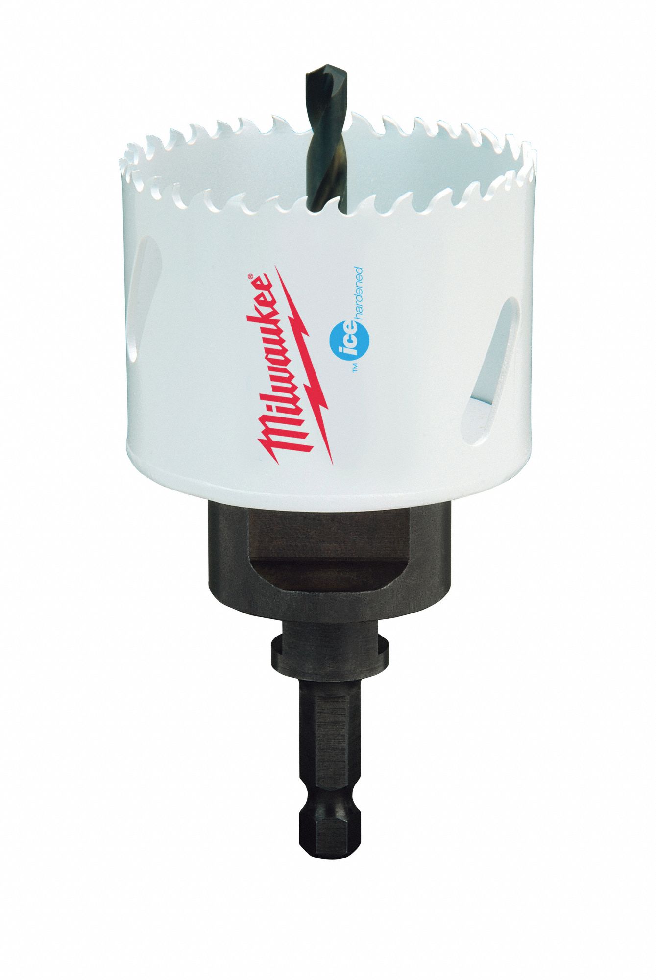 MILWAUKEE Hole Saw Arbor Quick Change, 5/8"18 Thread Size, Hex Arbor Shank, Includes Pilot Bit