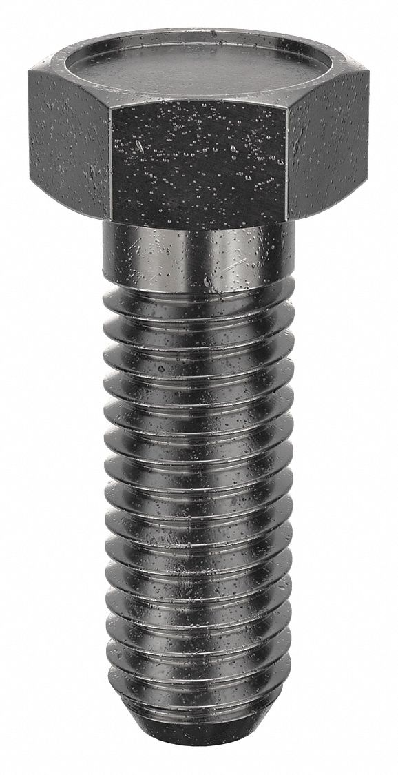 Coil Bolt: 1/2"-6, 1 1/2 in Lg, Steel, Grade 2, Plain, 10 PK