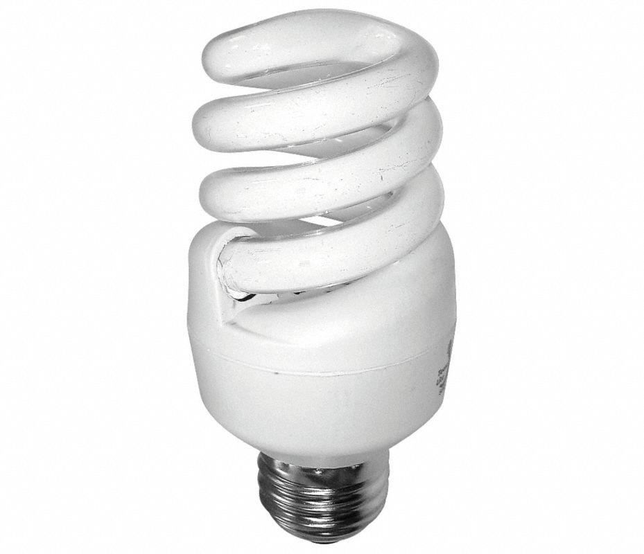 TECNOLITE Lámpara Fluorescente Compacta, 13 Watts, Forma del Bulbo Espiral, Color de Temp. del