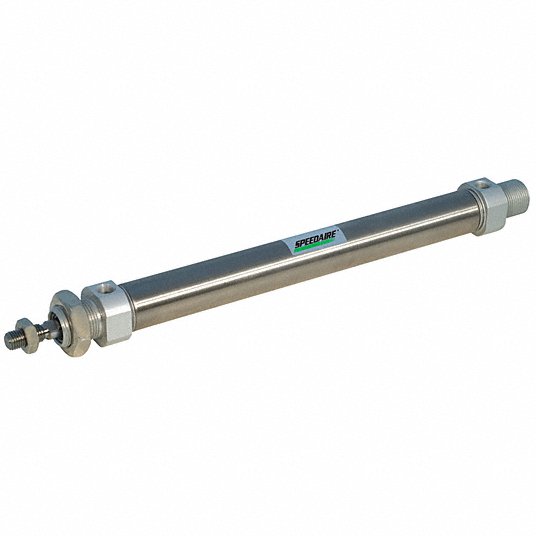Roughly 1" Bore 20MM 1" Bore x 12" Stroke Double Acting Pneumatic Cylinder 