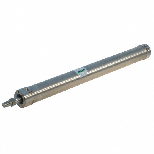 SPEEDAIRE Air Cylinder 20 mm Air Cylinder Bore Dia., 75 mm Stroke, M5 x 0.8 in Port Size, Basic