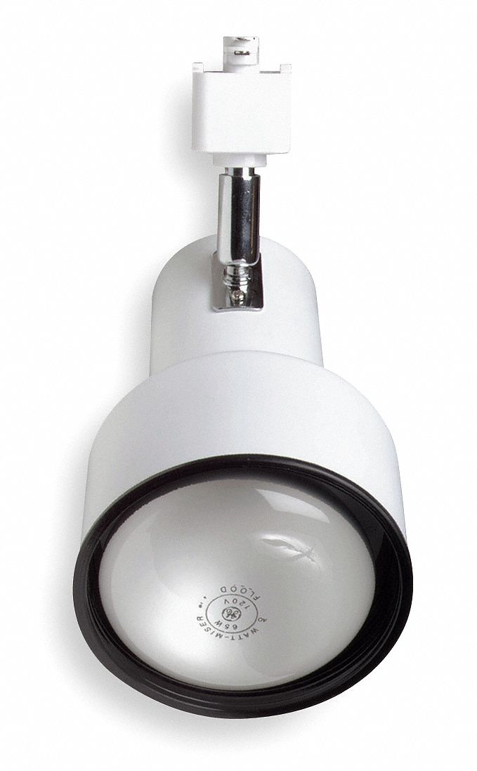 Halogen/Incandescent/LED, White, Track Lighting Head 5TP795TP79
