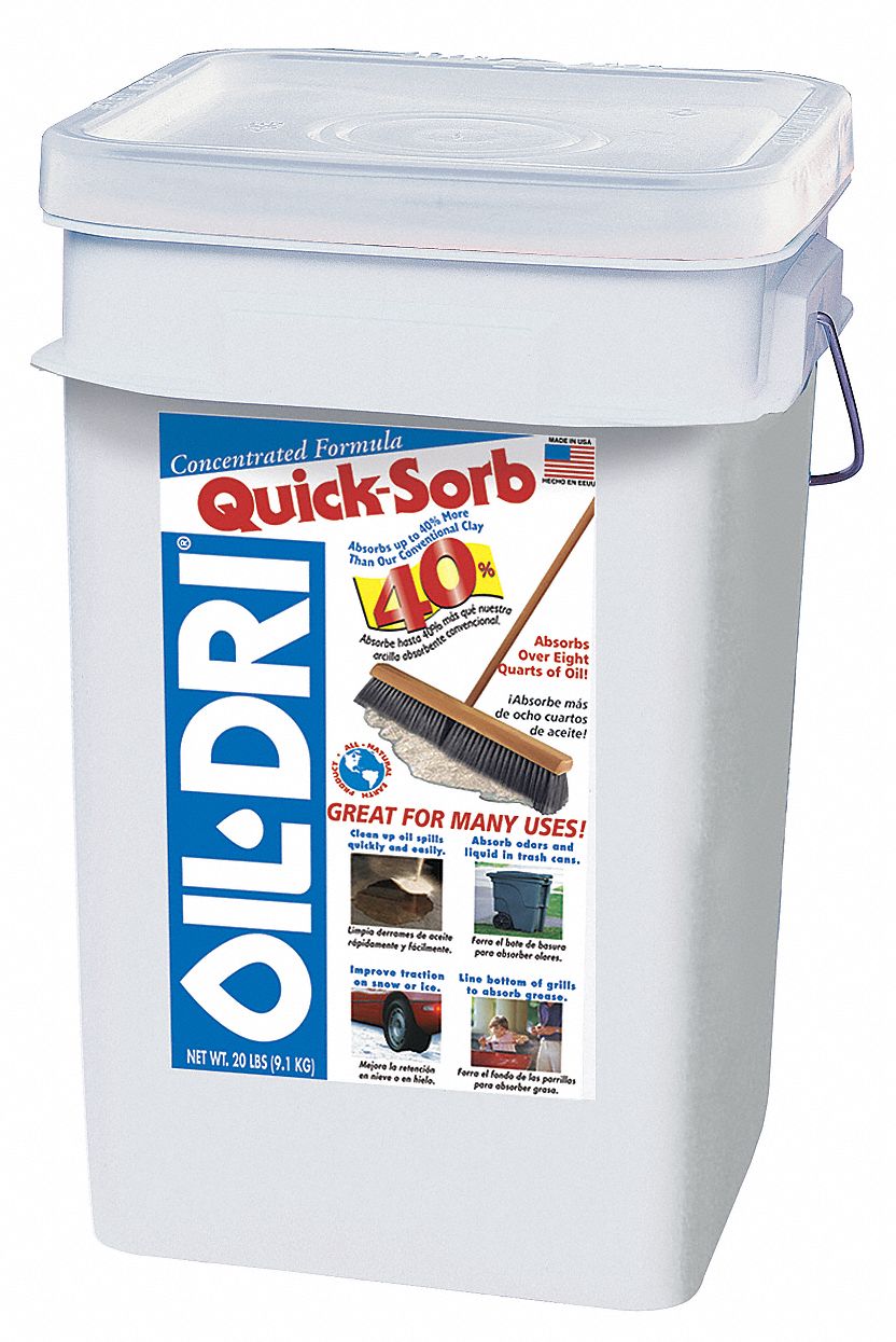 Oil Dri Loose Absorbent Universal Granular Clay 2 5 Gal