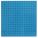 PEGBOARD PANEL, SQUARE, ⅜ IN PEG HOLE SIZE, 24 IN X 24 IN X ½ IN, STEEL, BLUE