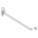 SINGLE ROD PEGBOARD HOOK, ¼ IN PEG HOLE, FOR 1 IN PEGBOARD HOLE SPACING, 5 PK