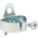 STANDARD SPRING CLIP, ¼ IN PEG HOLE, FOR 1 IN PEGBOARD HOLE SPACING, SILVER, 10 PK