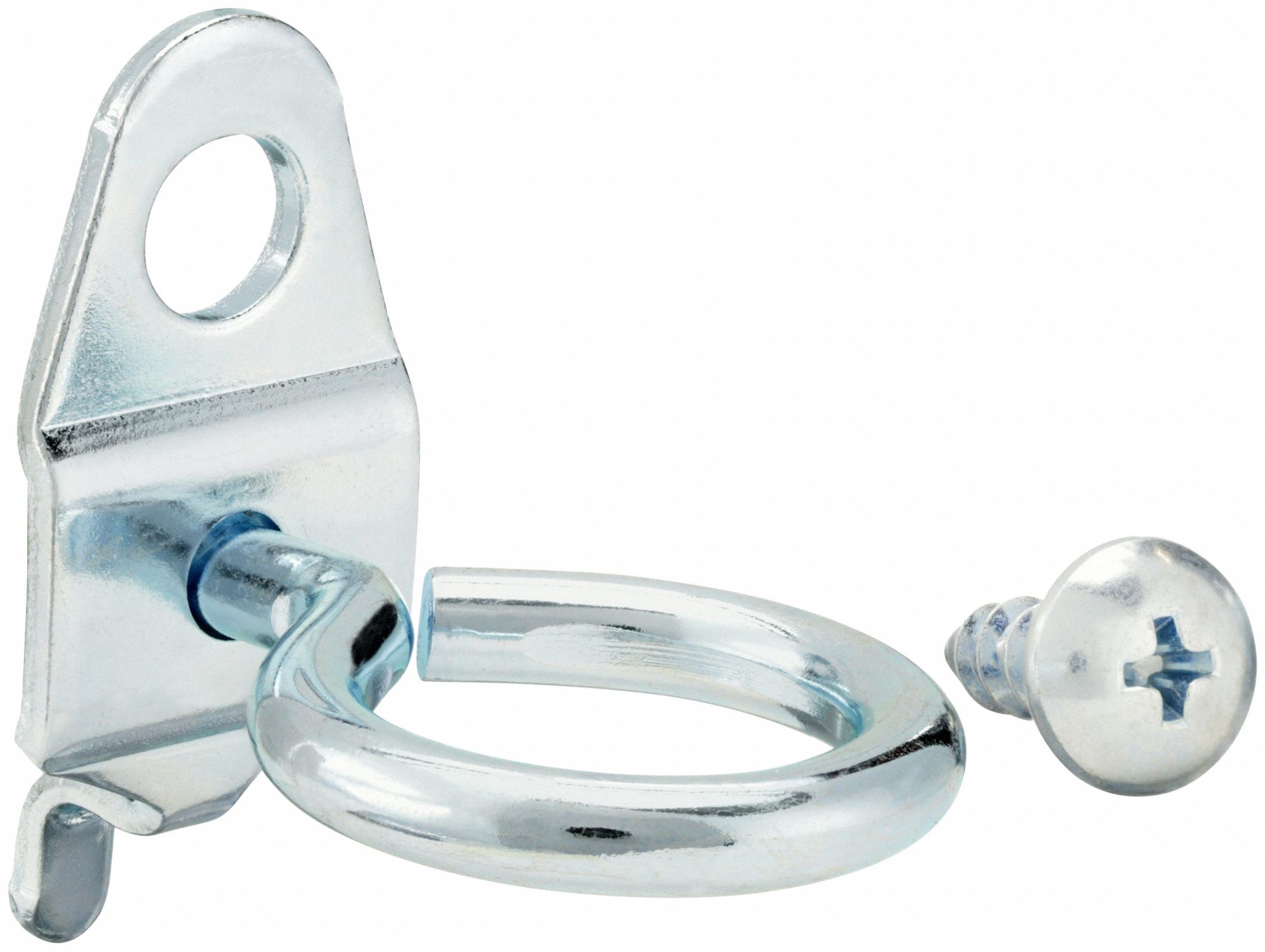 SINGLE RING TOOL HOLDER, ¼ IN PEG HOLE, FOR 1 IN PEGBOARD HOLE SPACING, 10 PK