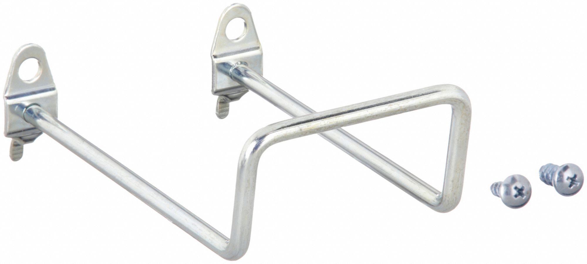DOUBLE CLOSED PEGBOARD HOOK, 9/32 IN PEG HOLE, FOR 1 IN PEGBOARD HOLE SPACING, 5 PK