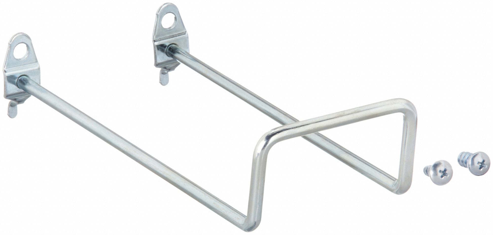 DOUBLE CLOSED PEGBOARD HOOK, ¼ IN PEG HOLE, FOR 1 IN PEGBOARD HOLE SPACING, 5 PK