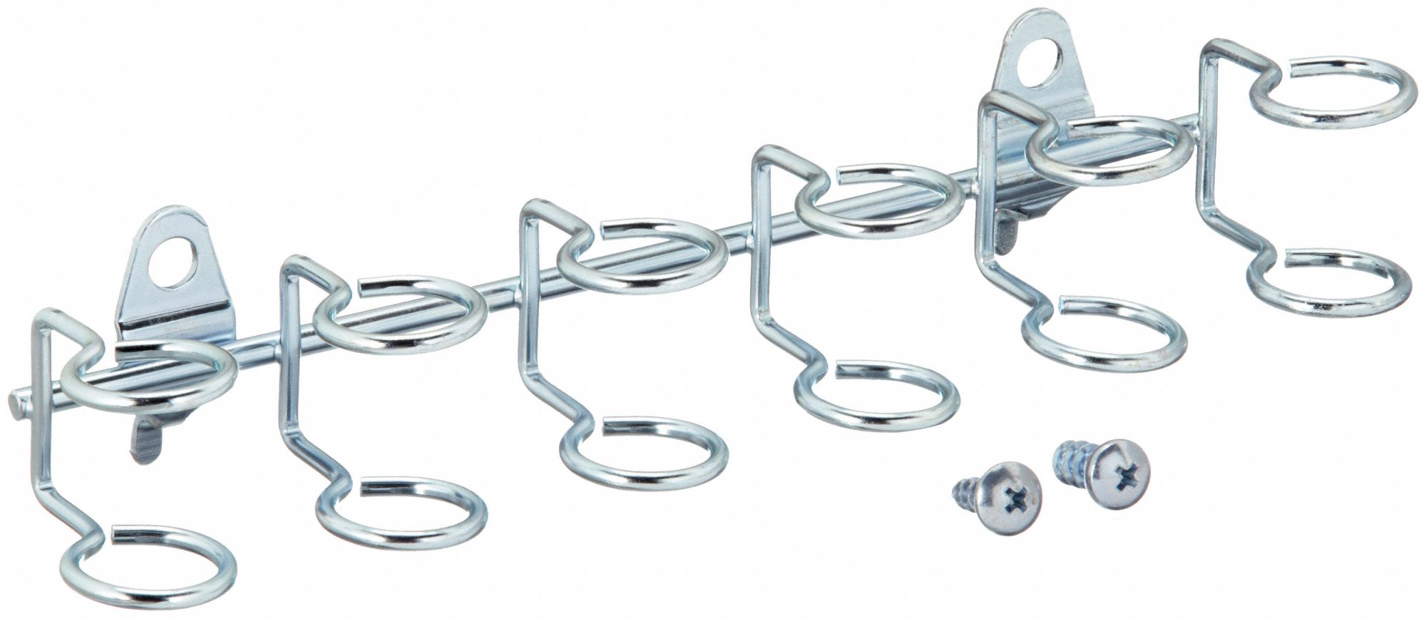 MULTI-RING TOOL HOLDER, ¼ IN PEG HOLE, FOR 1 IN PEGBOARD HOLE SPACING, 2 PK