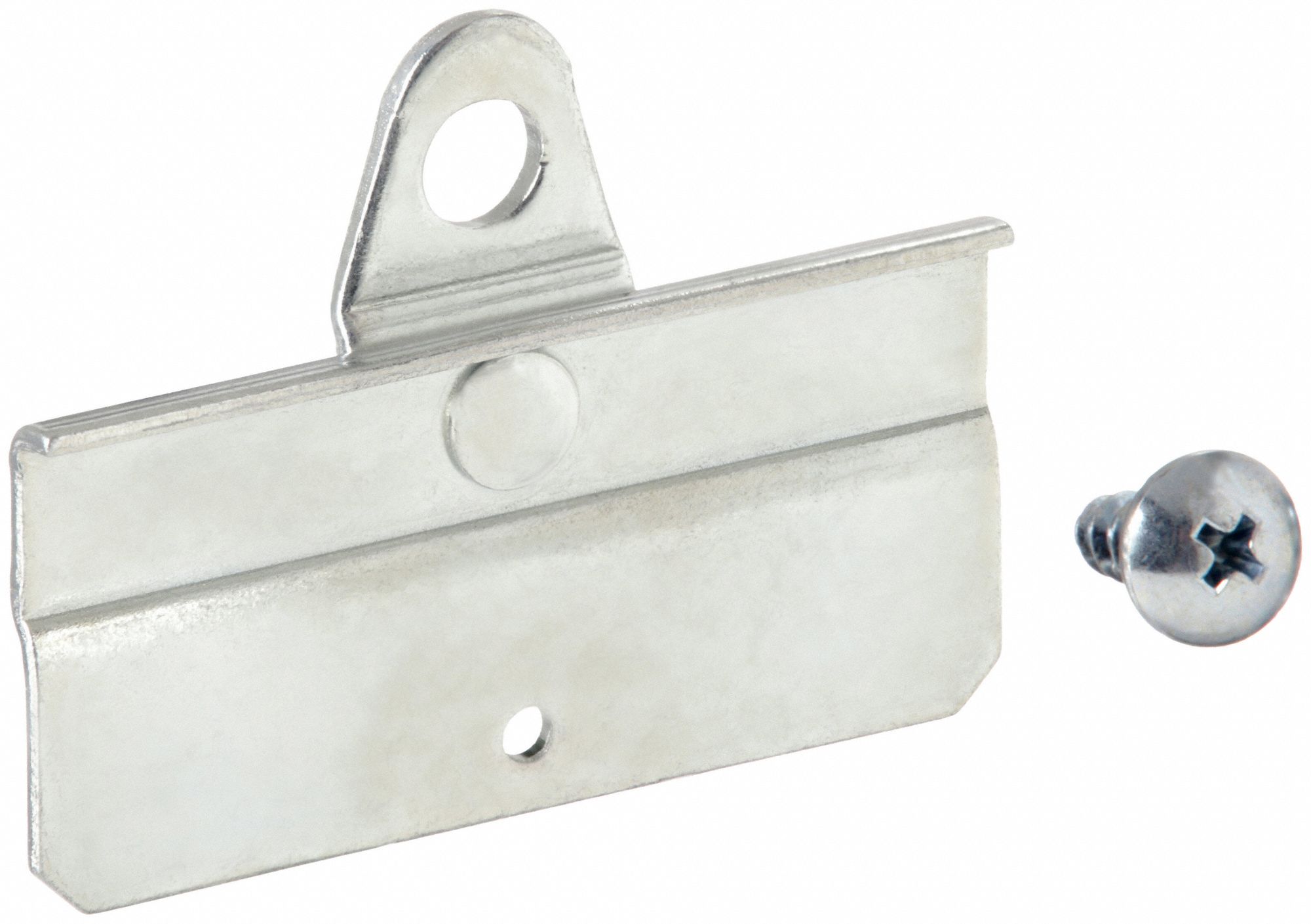 BIN MOUNTING CLIP, 9/32 IN PEG HOLE, FOR 1 IN PEGBOARD HOLE SPACING, SCREW-IN, 5 PK