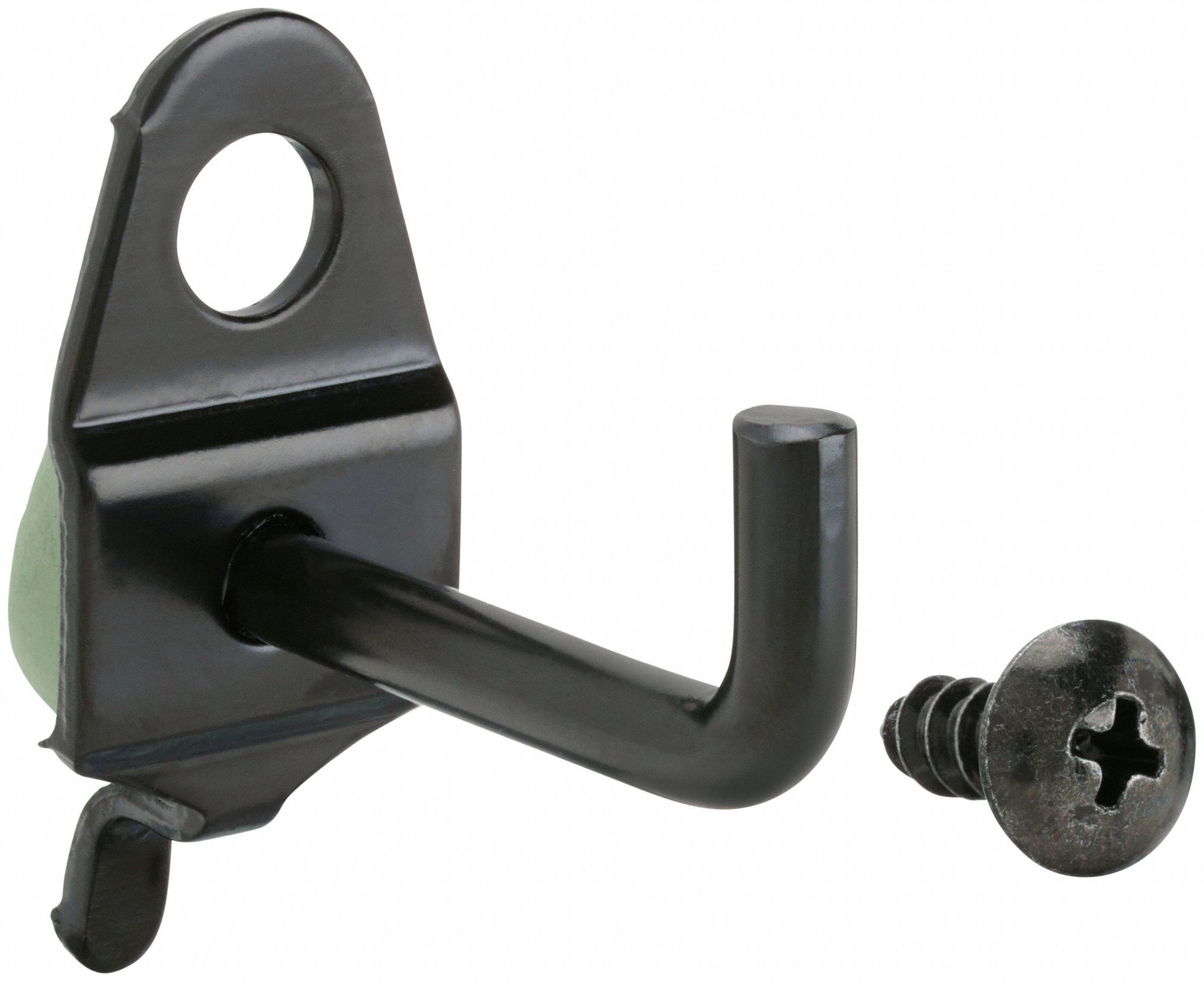 SINGLE ROD PEGBOARD HOOK, ¼ IN PEG HOLE, FOR 1 IN PEGBOARD HOLE SPACING, 10 PK