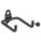 DOUBLE ROD PEGBOARD HOOK, ¼ IN PEG HOLE, FOR 1 IN PEGBOARD HOLE SPACING, 10 PK