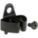 STANDARD SPRING CLIP, ¼ IN PEG HOLE, FOR 1 IN PEGBOARD HOLE SPACING, BLACK, 10 PK