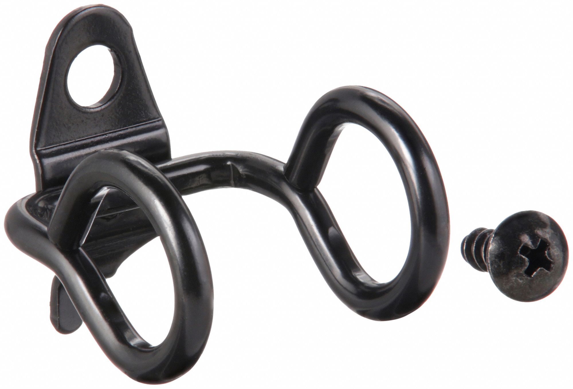 DOUBLE RING TOOL HOLDER, ¼ IN PEG HOLE, FOR 1 IN PEGBOARD HOLE SPACING, 10 PK