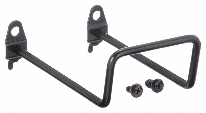 DOUBLE CLOSED PEGBOARD HOOK, ¼ IN PEG HOLE, FOR 1 IN PEGBOARD HOLE SPACING, 5 PK