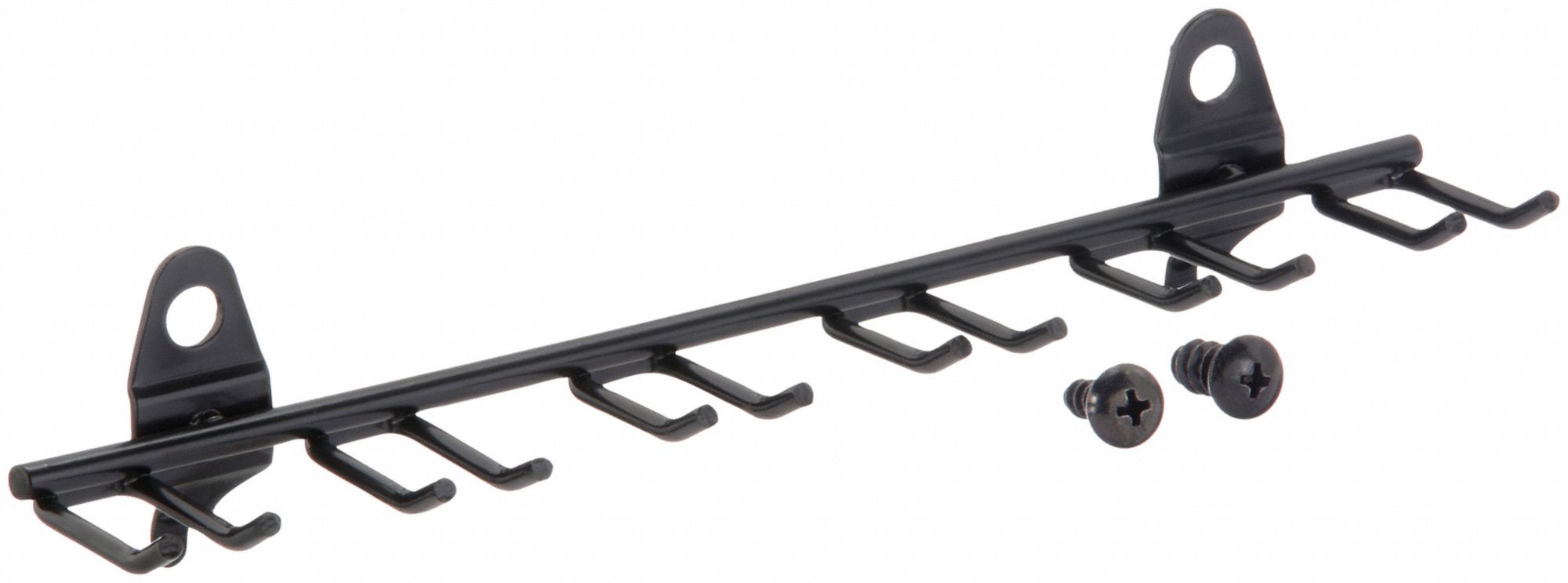 MULTI-PRONG TOOL HOLDER, ¼ IN PEG HOLE, FOR 1 IN PEGBOARD HOLE SPACING, 5 PK