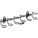 MULTI-RING TOOL HOLDER, ¼ IN PEG HOLE, FOR 1 IN PEGBOARD HOLE SPACING, BLACK, 2 PK