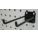DOUBLE ROD PEGBOARD HOOK, 6¼ IN X 2¼ IN, SCREW-IN, SURFACE, BLACK