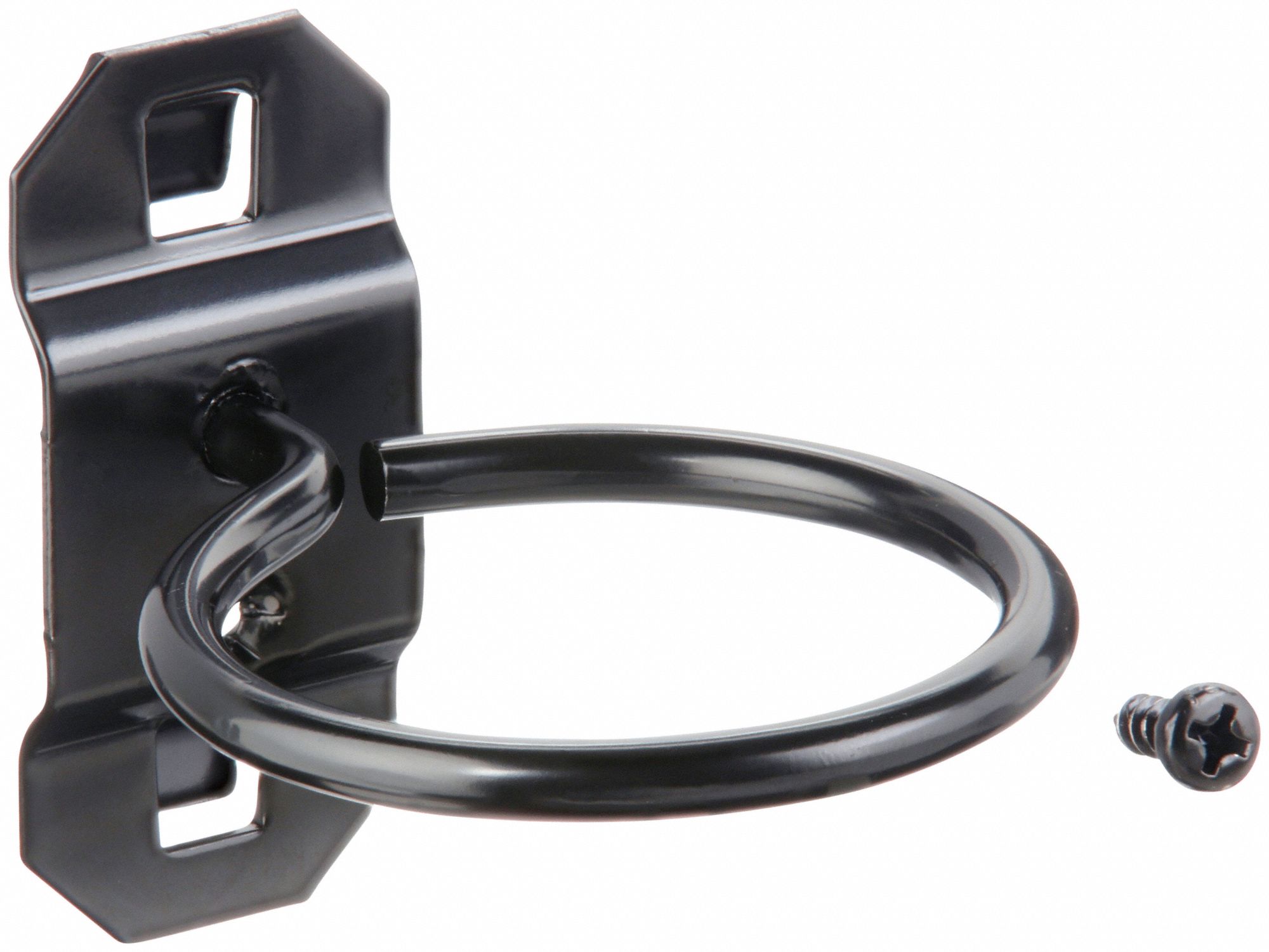 SINGLE RING TOOL HOLDER, 2½ IN X 2 IN, SCREW-IN, SURFACE, BLACK