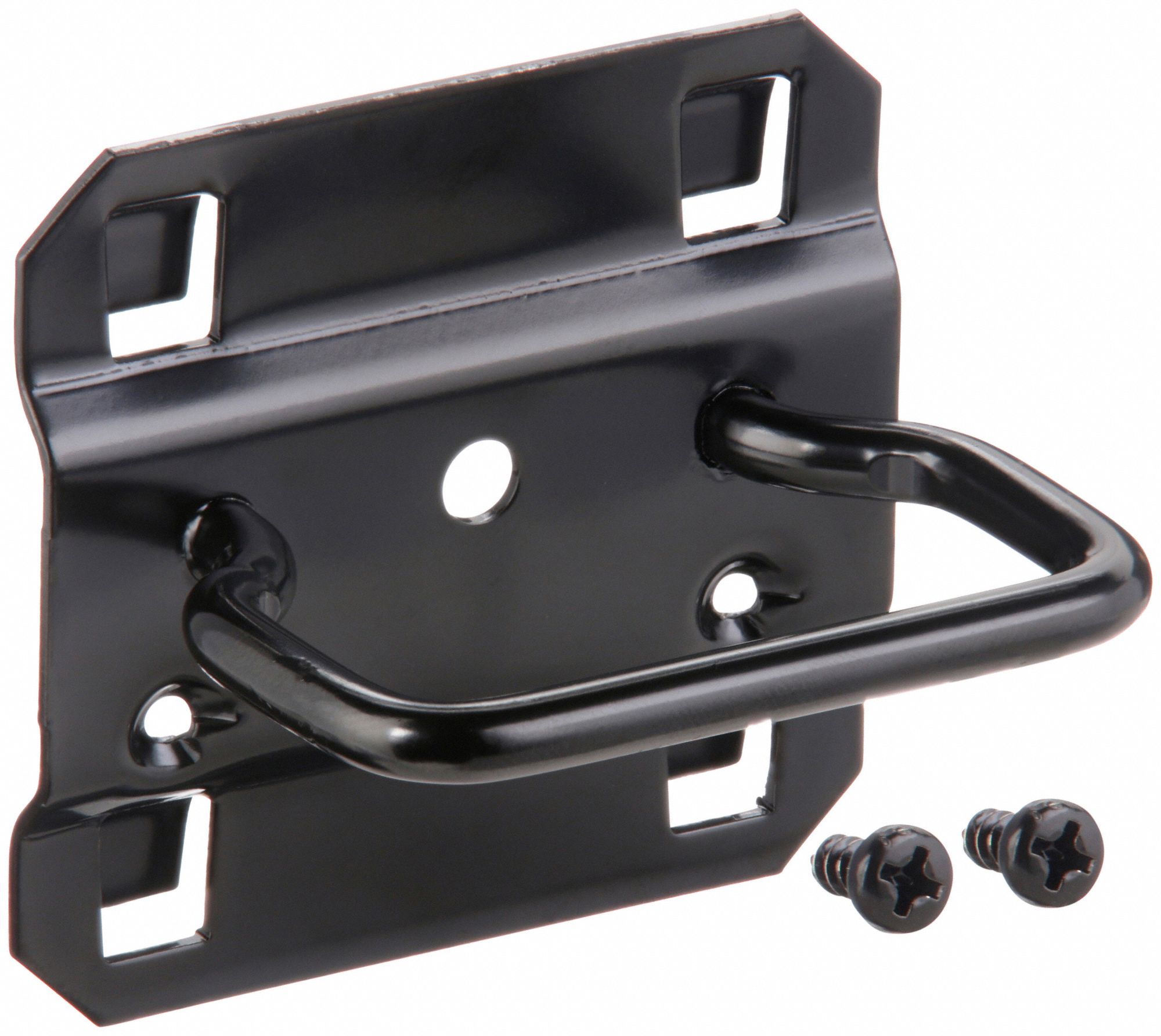 PLIERS/WRENCH TOOL HOLDER, 1½ IN X 2¼ IN, SCREW-IN, SURFACE, BLACK