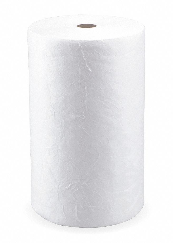 Absorbent Roll, Oil-Based Liquids, 150ft L
