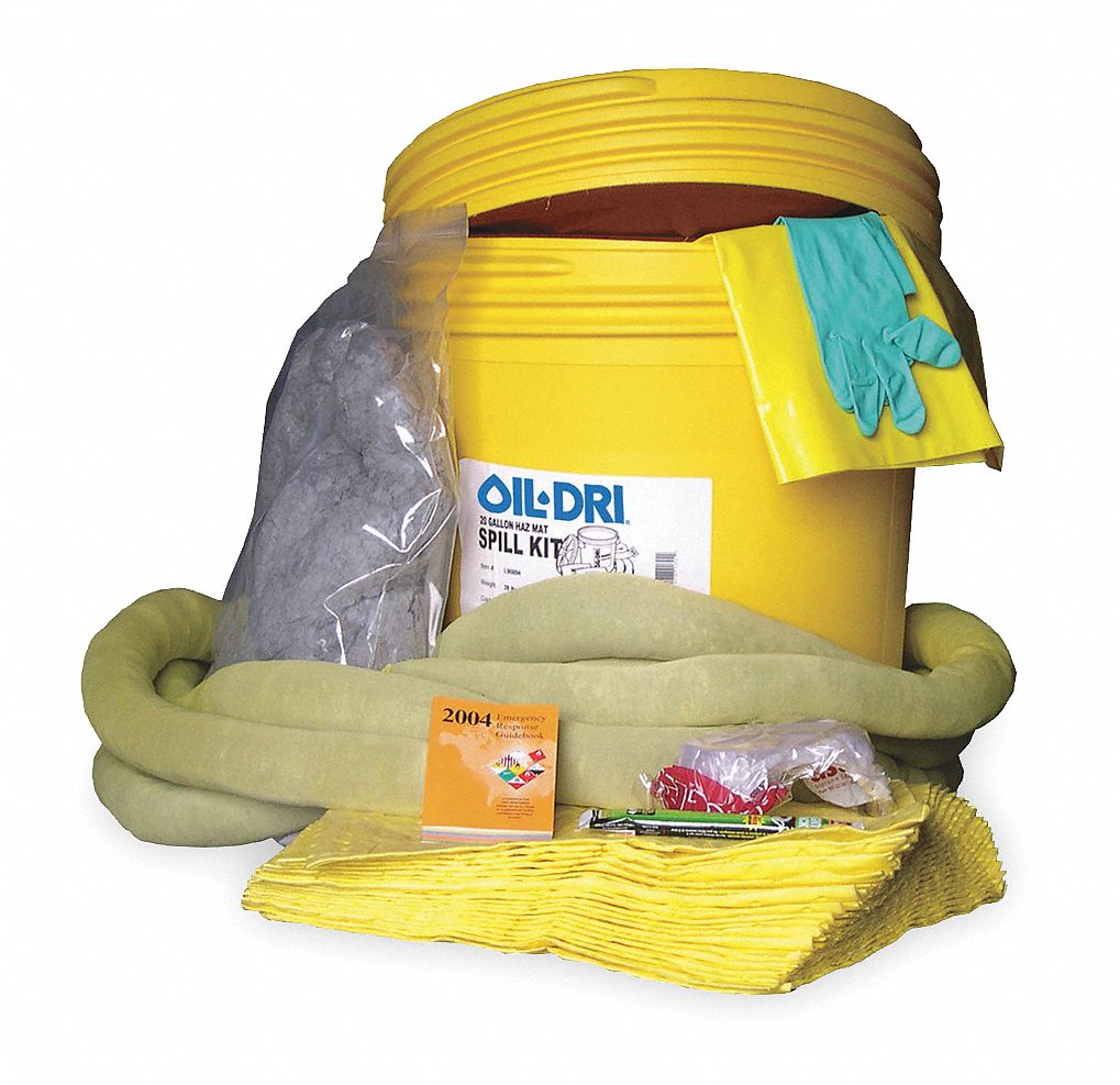 UN Specified Yellow HazMat Spill Kit (with wheels) - 95 Gallon