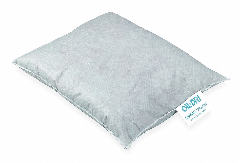 OILDRI Absorbent Pillow, Universal, 16" L, PK16 5TR34L90919 Grainger