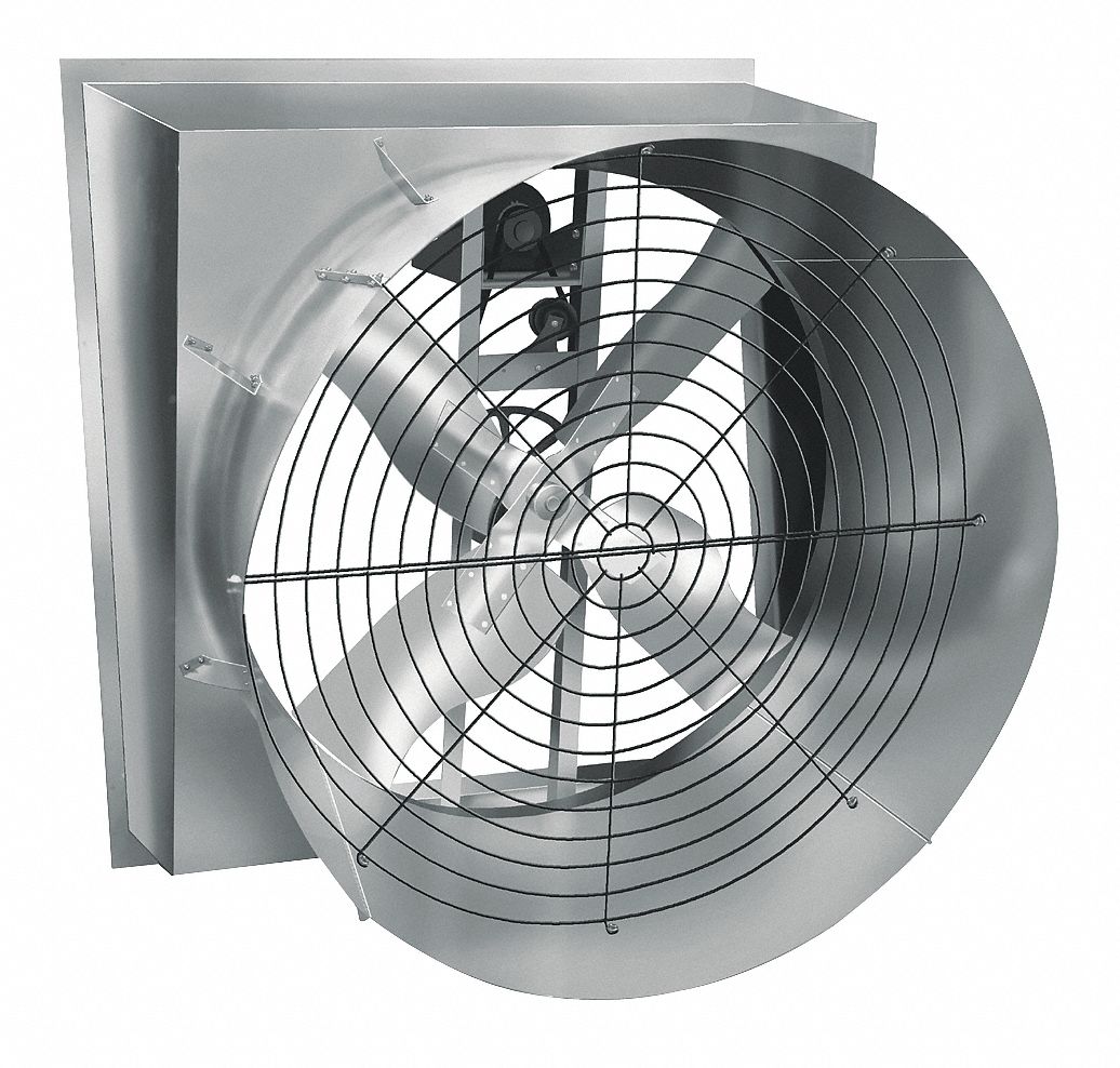 DAYTON Exhaust Fan, Cone, BeltDrive, 36 Propeller Dia. (In.), 115/230