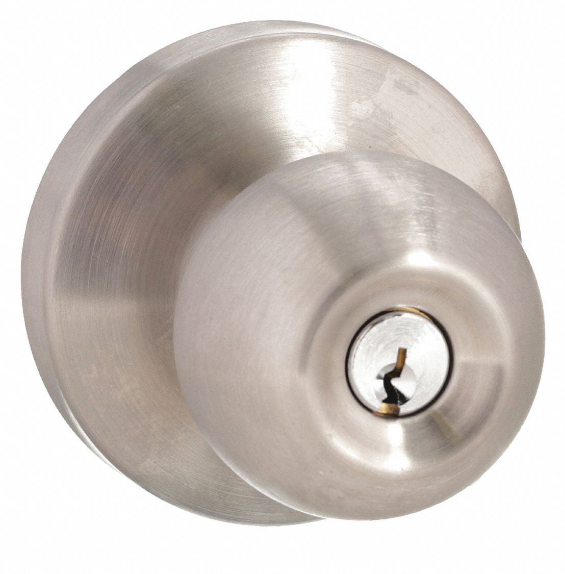 Door Lockset: Stainless Steel