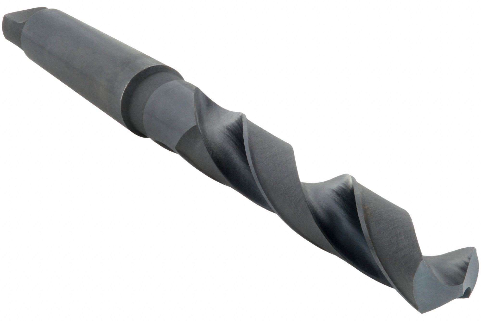 TAPER SHANK DRILL BIT, 1¼ IN DRILL BIT SIZE, 7⅞ IN FLUTE L, #4 TAPER SHANK