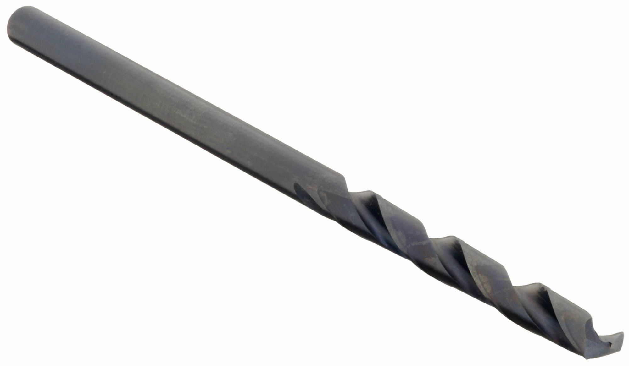 Aircraft Extension Drill: 1/4", 6" Overall Lg, 135° Split Point, Black Oxide HSS