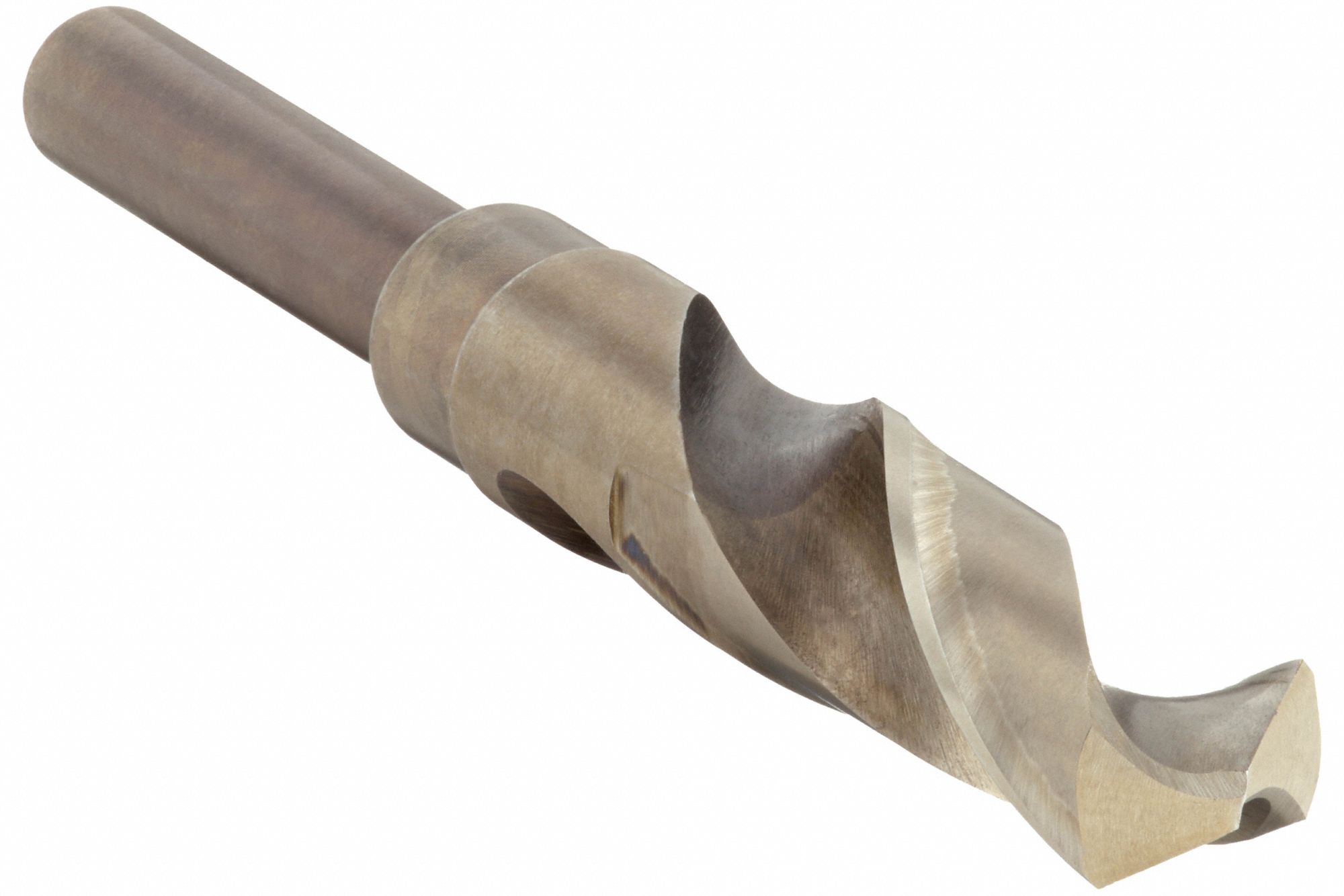 REDUCED SHANK DRILL BIT, ⅞ IN DRILL BIT SIZE, 3⅛ IN FLUTE L, 6 IN L, COBALT, 118 °