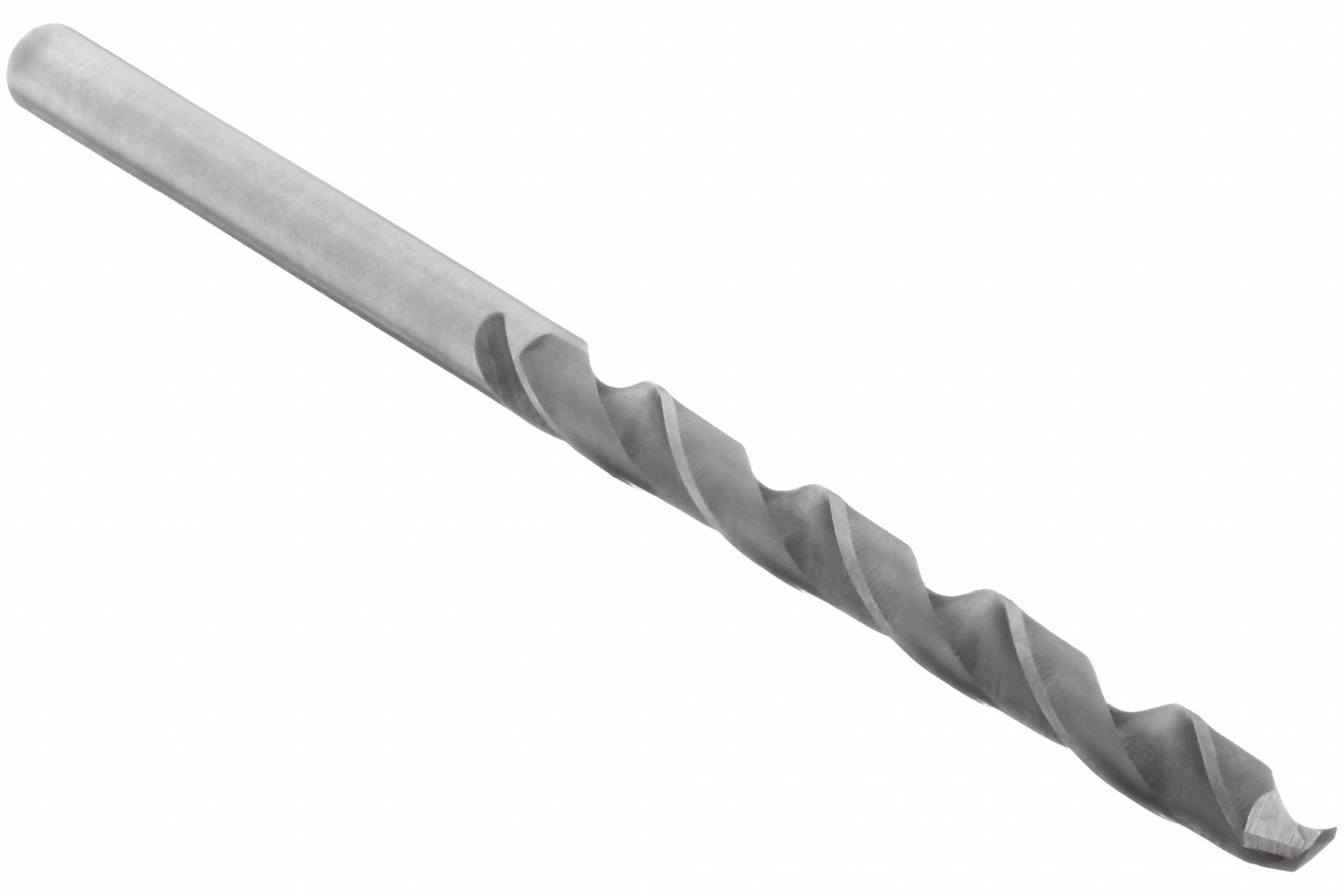 JOBBER LENGTH DRILL BIT, #56 DRILL BIT SIZE, 1¾ IN LENGTH, CARBIDE, 118 °